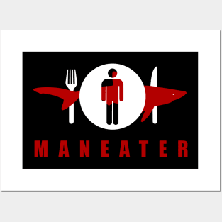 Maneater Fork and Knife Posters and Art